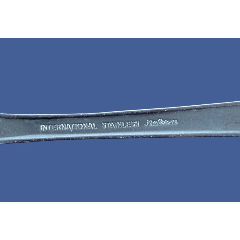 International Stainless Deluxe Liberty Serving Spoon Fiddle Vintage Traditional‎
